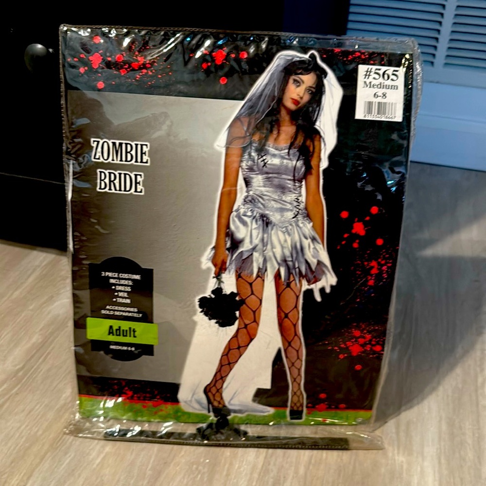 New Lip Service Zombie Bride Costume - Size M